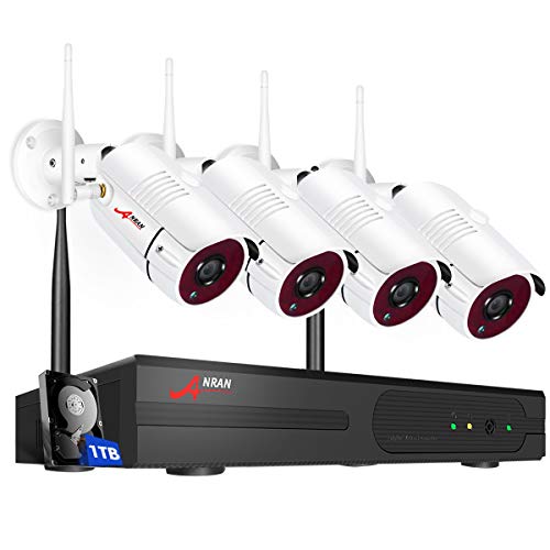 ANRAN WLAN 2.0MP WIFI Überwachungskamera CCTV Außen Funk Sicherheitssystem Nacht 
