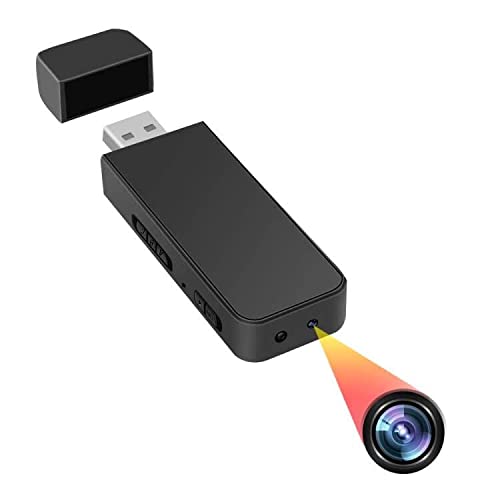 YYLUUT Mini Kamera USB HD 1080P Mini Cam Überwachungskamera Tragbare Kleine Videokamera Sicherheitskamera mit Bewegungserkennung Nachtsicht
