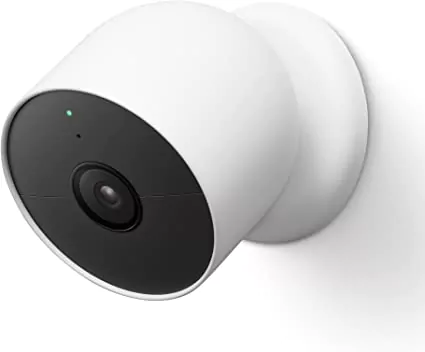 Google Nest Cam – Intelligente Überwachungskamera im Innen- und Außenbereich, 1 Stück